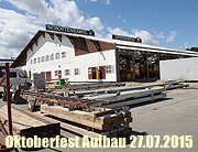 Fotos Aufbauzeit Oktoberfest München 2015 Wiesnaufbau Fotos und Video vom 27.07.2015 (©Foto. Marikak_Laila Maisel)